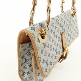 Louis Vuitton Monogram Mini Camille Shoulder Bag Blue M92002