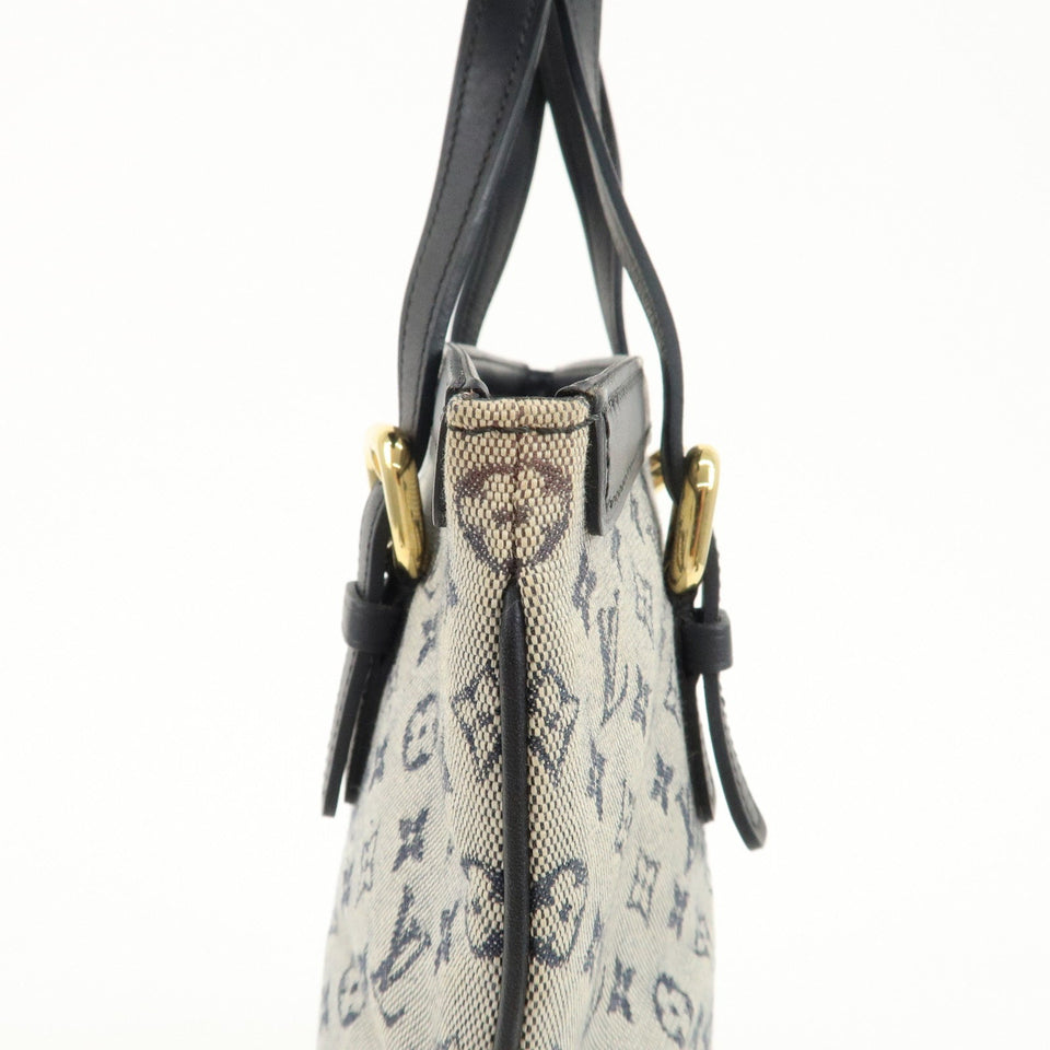 Louis Vuitton Monogram Mini Francoise Shoulder Bag Blue M92208