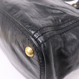 Prada Leather 2WAY Bag Shoulder Bag Hand Bag Black BN2151