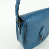 Louis Vuitton Epi Mini Saint Cloud Shoulder Bag Blue M52215