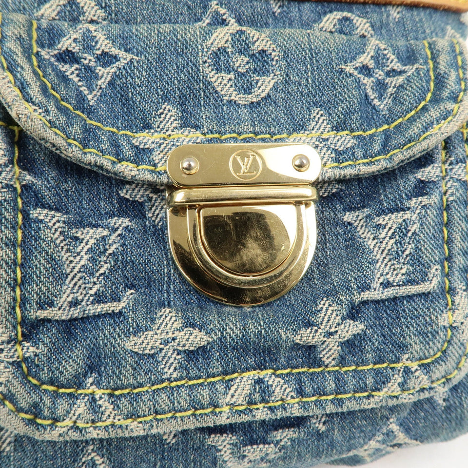 Louis Vuitton Monogram Denim Baggy PM Shoulder Bag M95049