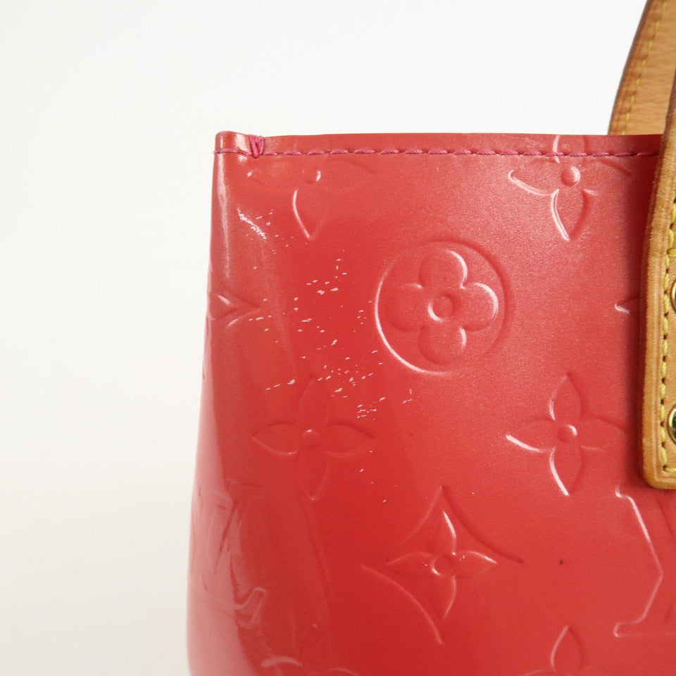 Louis Vuitton Monogram Vernis Lead PM Hand Bag Pink M91221