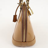 Louis Vuitton Monogram Vernis Alma BB 2Way Bag Rose Velours M91585