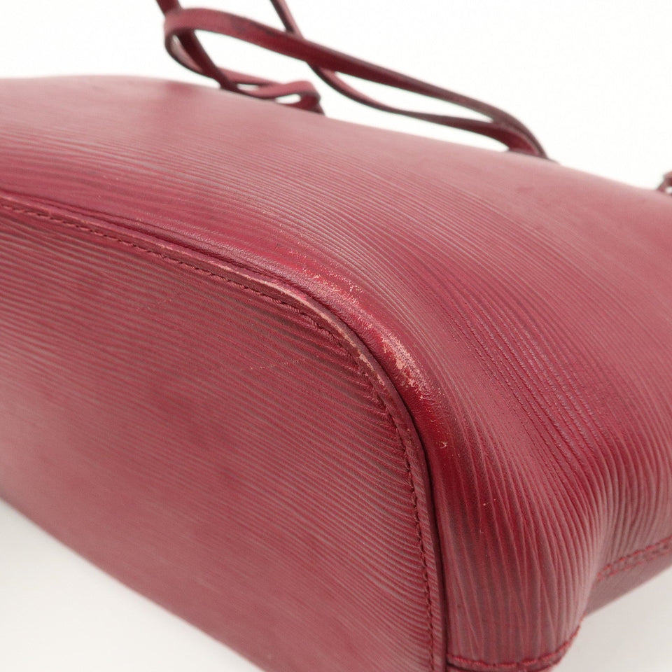 Louis Vuitton Epi Neverfull MM Shoulder Bag Fuchsia M40882