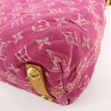Louis Vuitton Monogram Denim Baggy PM Shoulder Bag Fuchsia M95212