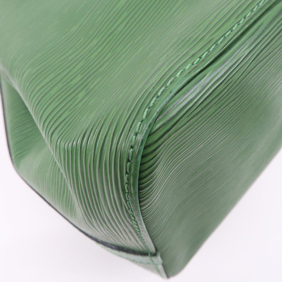 Louis Vuitton Epi Petit Noe Leather Shoulder Bag Green M44104