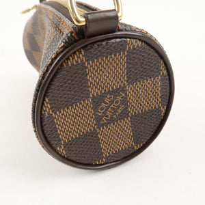 Louis Vuitton Damier Mini Pouch for Papillon Bag Brown