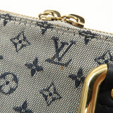 Louis Vuitton Monogram Mini Alma Long Hand Bag Blue M92205