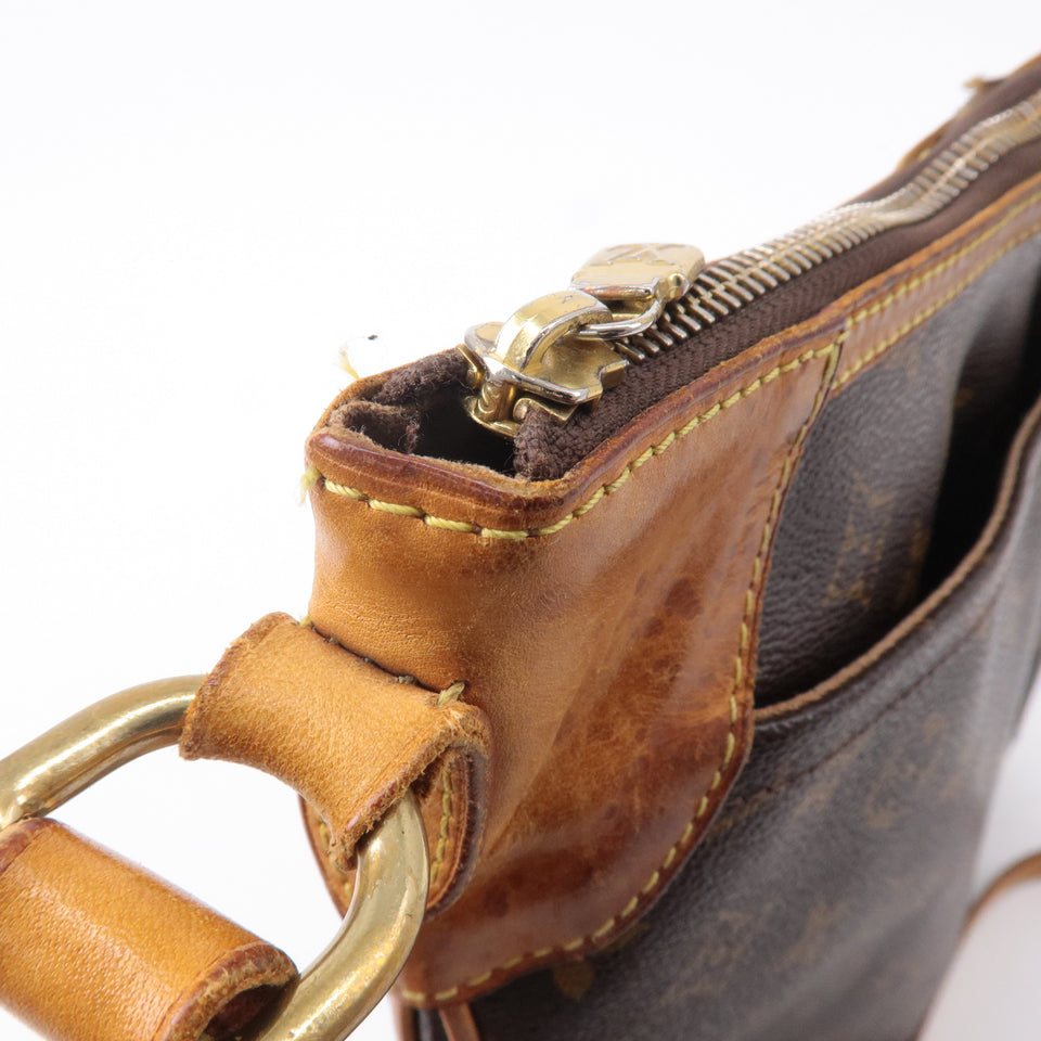 Louis Vuitton Monogram Odeon MM Shoulder Bag Brown M56389