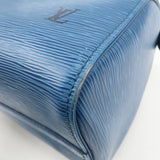 Louis Vuitton Epi Speedy 30 Hand Bag Boston Bag Blue M43005