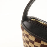 Louis Vuitton Damier Sauvage Tiger Hand Bag Brown M92132