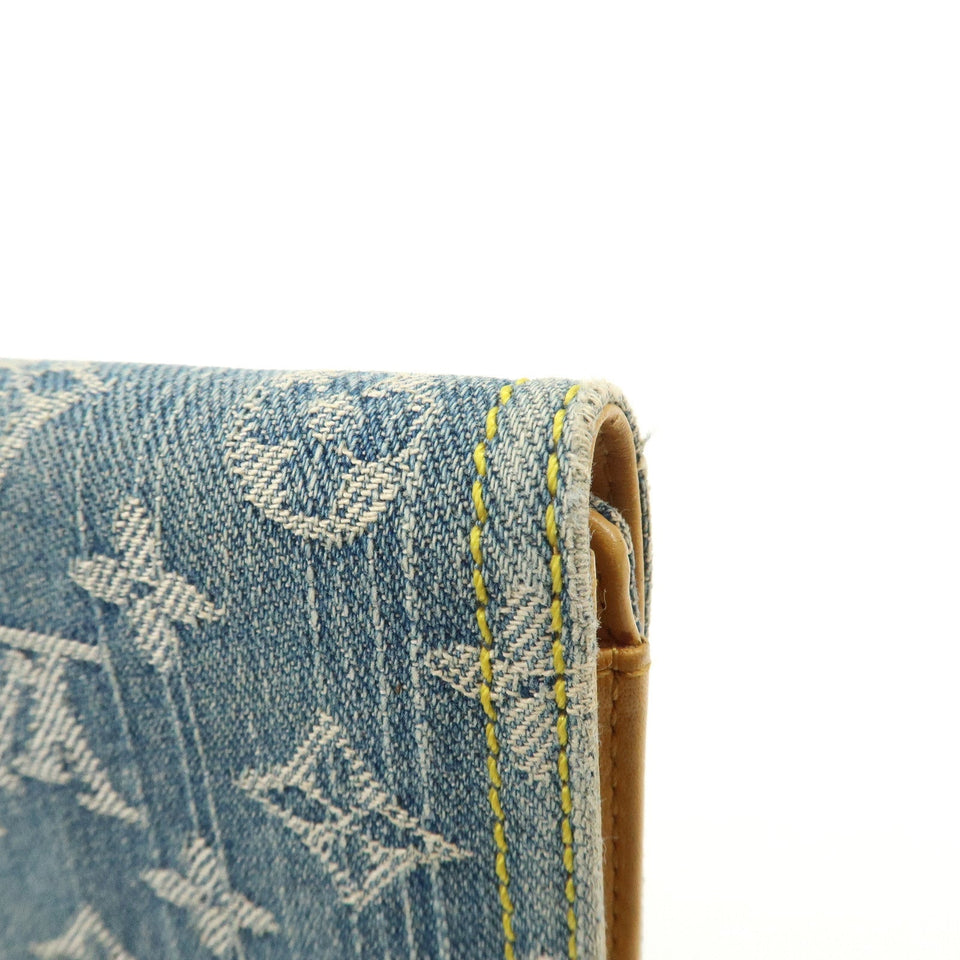 Louis Vuitton Monogram Denim Portefeuille Amelia Wallet M95511