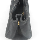 Prada Canapa Mini Canvas Hand Bag Purse Black