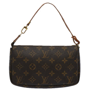 Louis Vuitton Pochette Accessoire  Canvas Clutch Bag