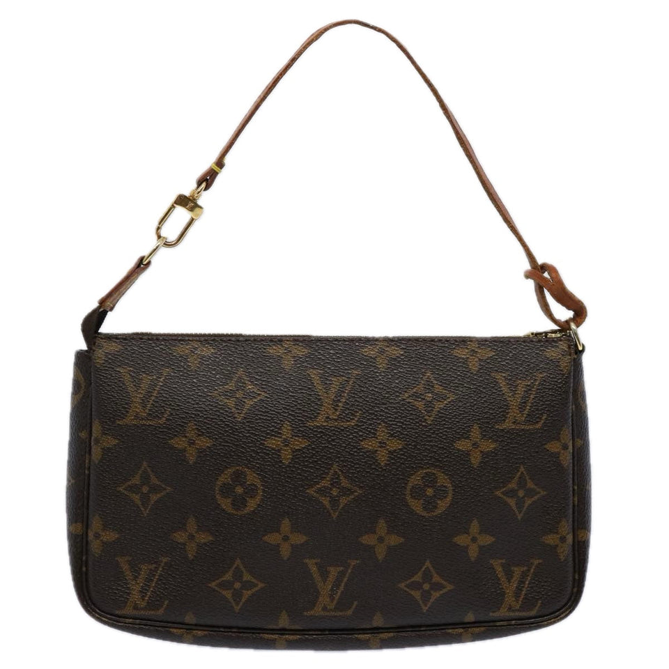 Louis Vuitton Pochette Accessoire  Canvas Clutch Bag