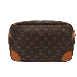 Louis Vuitton Compiegne 28  Canvas Clutch Bag