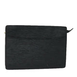 Louis Vuitton Epi Pochette Homme Clutch Bag Black Noir