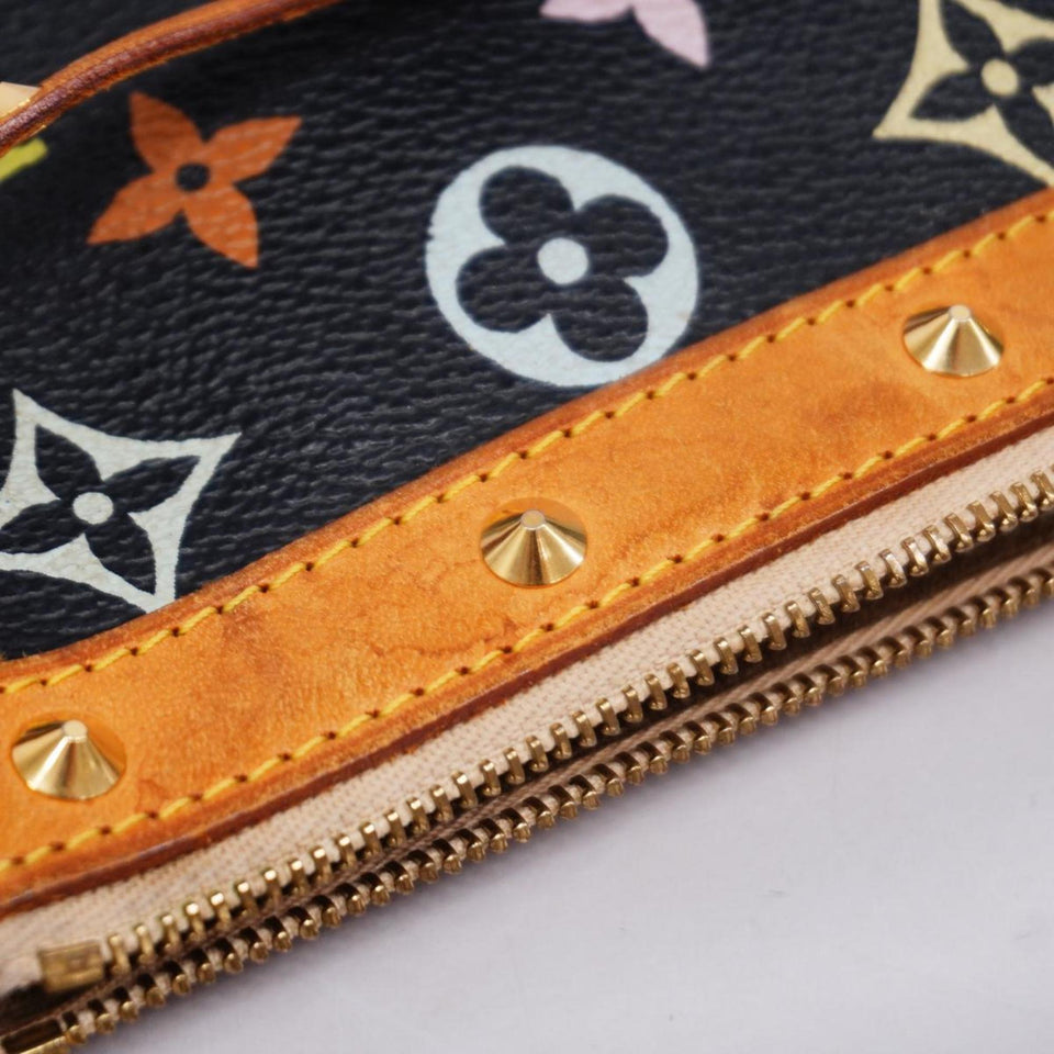 Louis Vuitton Pochette Accessoire  Canvas Clutch Bag