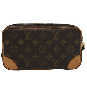 Louis Vuitton Marly Dragonne  Canvas Clutch Bag