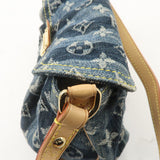 Louis Vuitton Monogram Denim Mini Pleaty Raye Shoulder Bag M95333