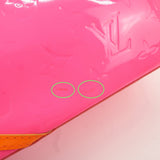 Louis Vuitton Monogram Vernis Reed PM Hand Bag Rose Pop M91903