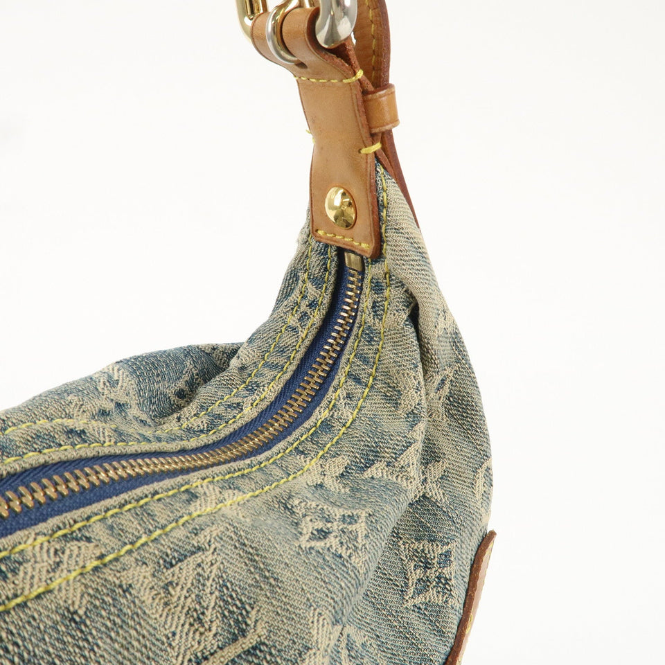Louis Vuitton Monogram Denim Baggy GM Shoulder Bag M95048