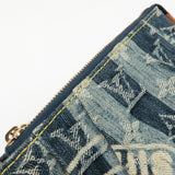 Louis Vuitton Monogram Denim Trousse Raye Pouch Blue M95335