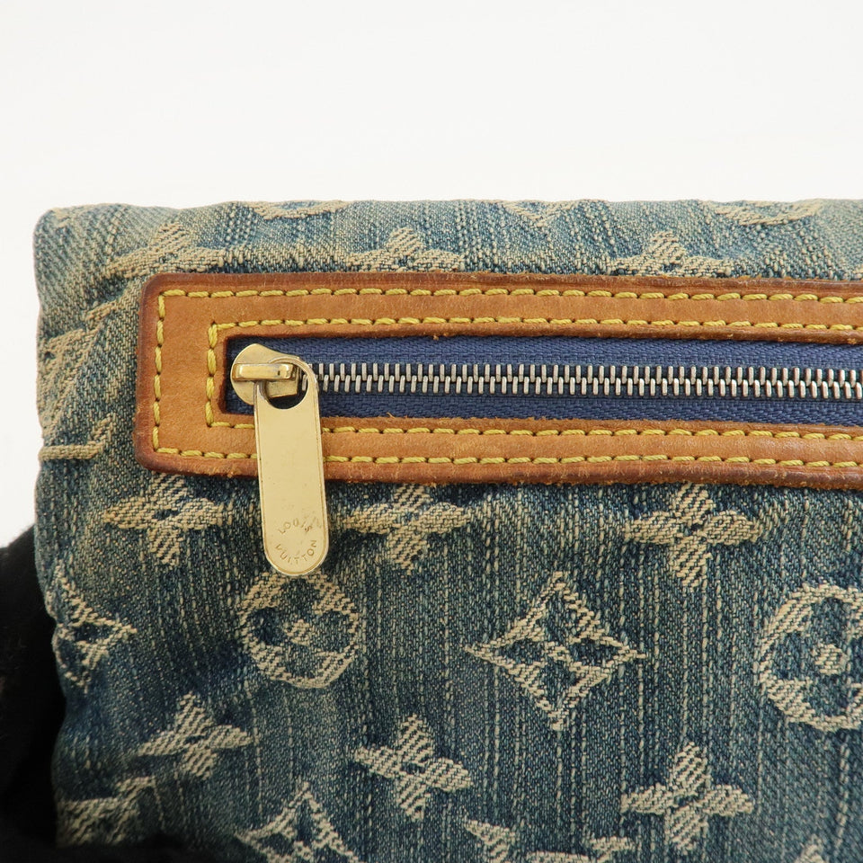 Louis Vuitton Monogram Denim Pochette Plat Pouch M95007