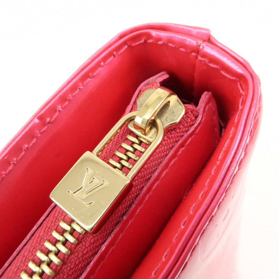 Louis Vuitton Monogram Vernis Houston Tote Bag Fuchsia Pink M91219