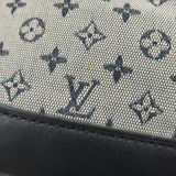 Louis Vuitton Monogram Mini Alma Long Hand Bag Blue M92205