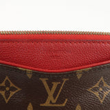 Louis Vuitton Monogram Pallas Beauty Case Brown Red M64123