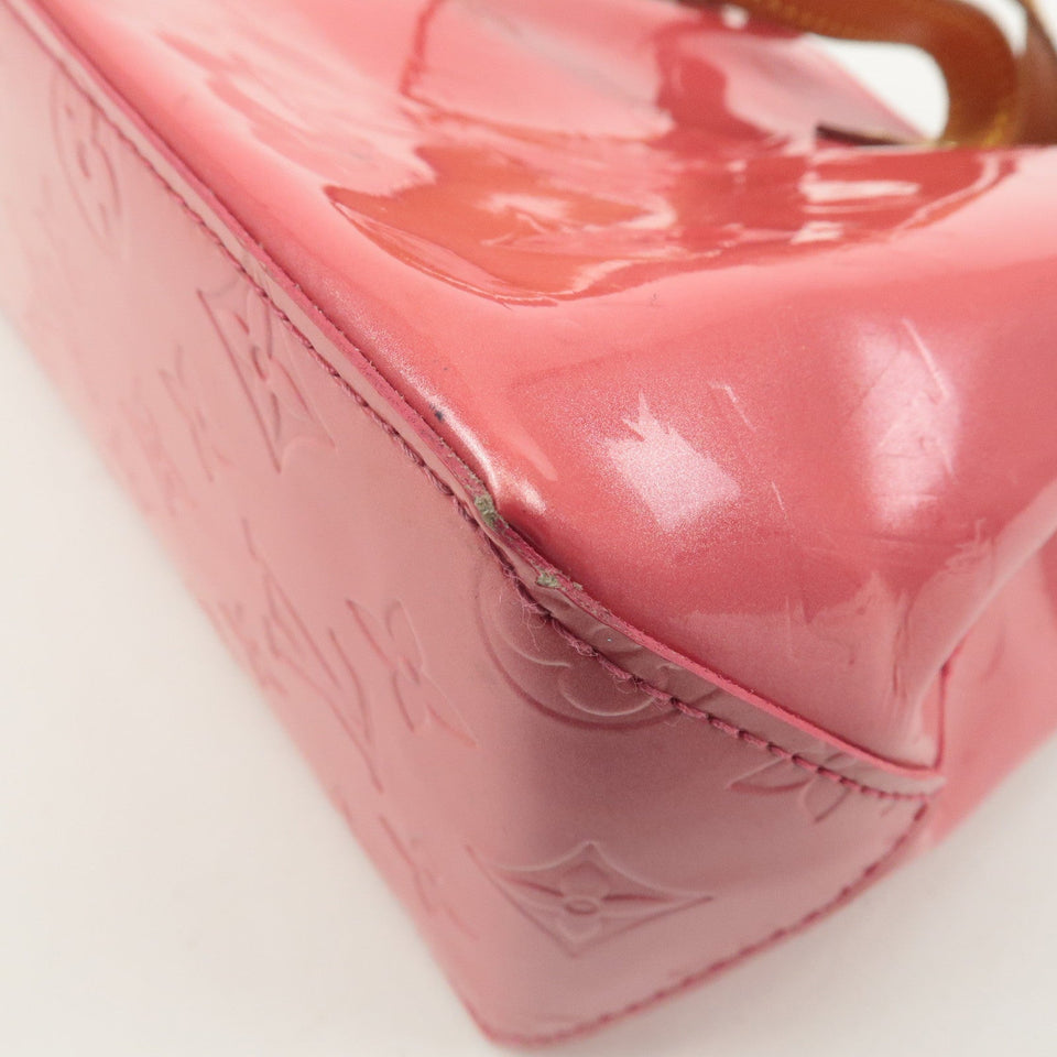 Louis Vuitton Monogram Vernis Lead PM Hand Bag Framboise M9132F