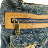 Louis Vuitton Monogram Denim Baggy PM Shoulder Bag M95049