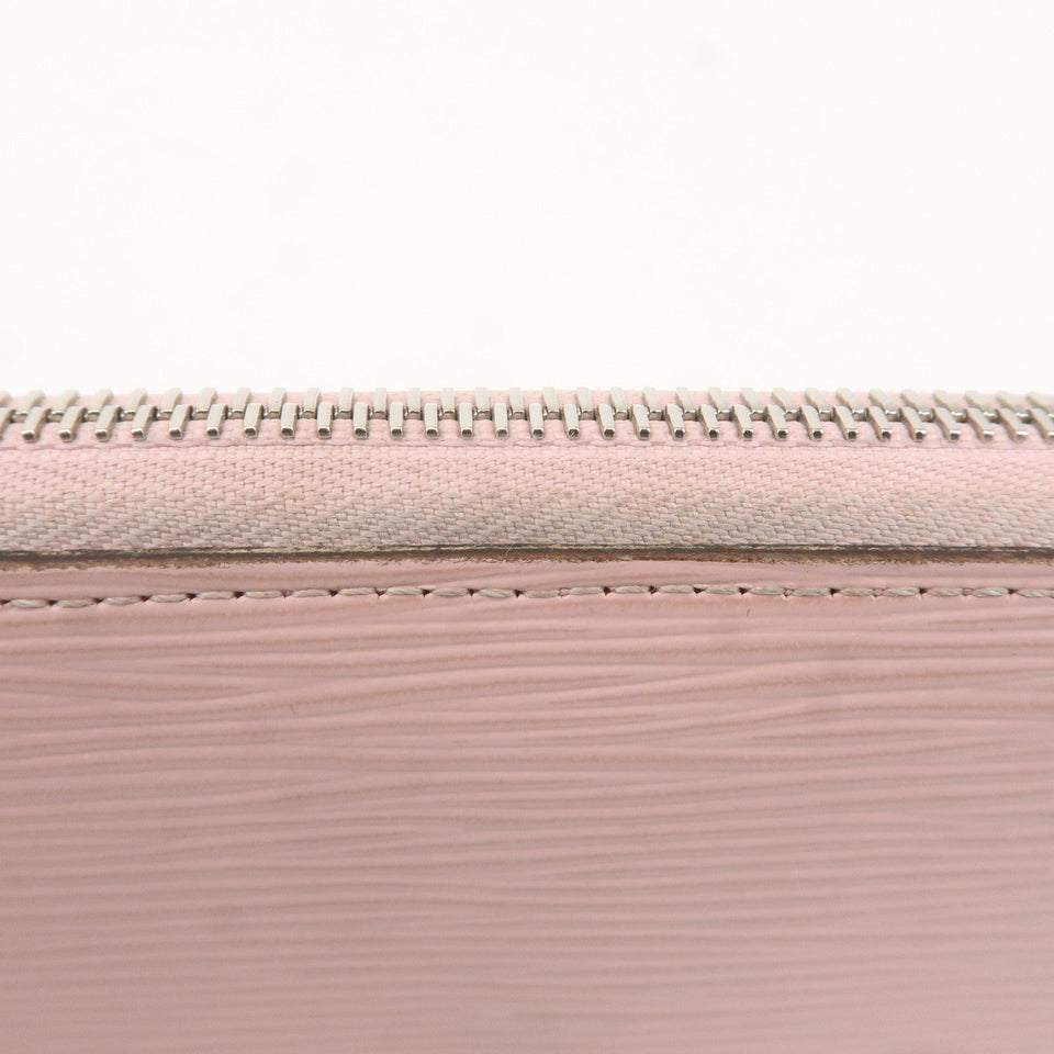 Louis Vuitton Epi Zippy Wallet Long Wallet Rose Ballerine M61863