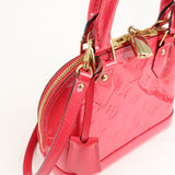 Louis Vuitton Monogram Vernis Alma BB 2Way Bag Rose Indien M91771