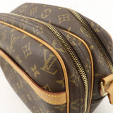 Louis Vuitton Monogram Reporter PM Shoulder Bag Brown M45254
