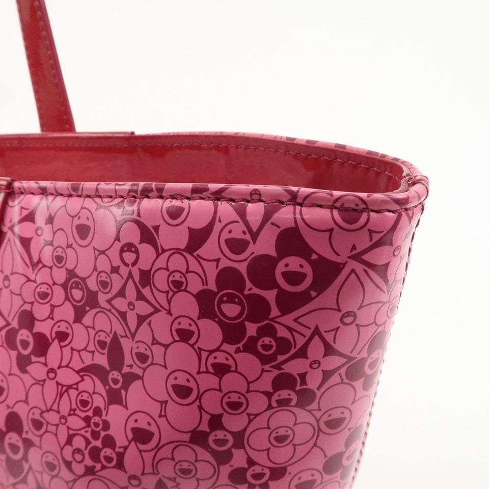 Louis Vuitton Cosmic Blossom PM Tote Bag Rose Pink Murakami M93160