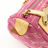 Louis Vuitton Monogram Denim Neo Speedy Boston Bag Pink M95214