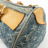Louis Vuitton Monogram Denim Neo Speedy Boston Bag Blue M95019