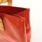 Louis Vuitton Monogram Vernis Lead PM Hand Bag M91088 Rouge