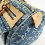 Louis Vuitton Monogram Denim Neo Speedy Boston Bag Blue M95019
