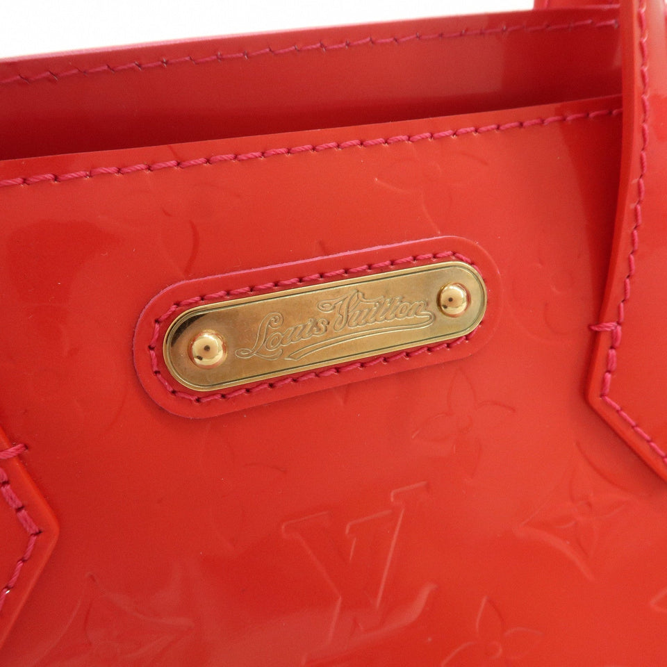Louis Vuitton Monogram Vernis Wilshire PM Rose Pop M93643