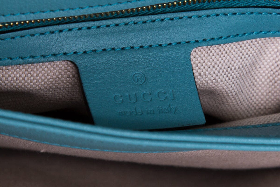 Gucci Orange & Blue Medium GG Aria Collection Cross-Body