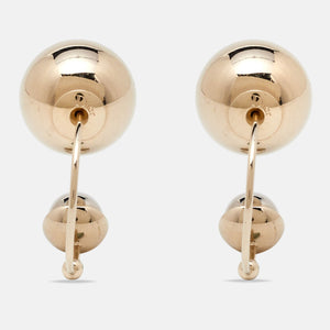 Dior Two-Tone Ultradior Half Hoop Earrings