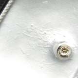 Dior Silver Cannage Patent Leather Baby Diorama Chain Bag