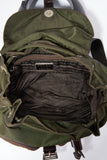 Prada Khaki Nylon Backpack