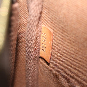 Louis Vuitton Pochette Accessoire  Canvas Clutch Bag