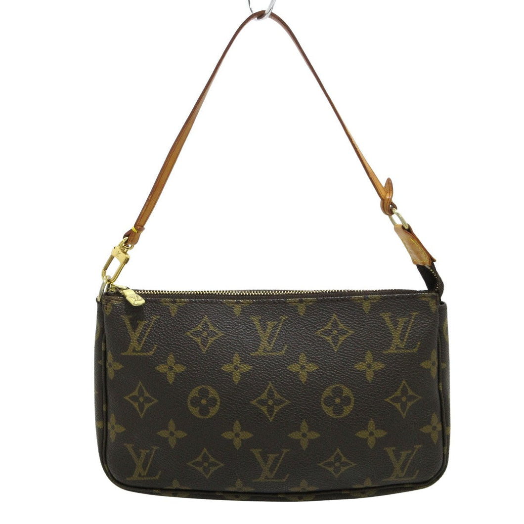 Louis Vuitton Pochette Accessoire  Canvas Clutch Bag
