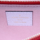 Double Zip Pochette Giant Monogram Rouge