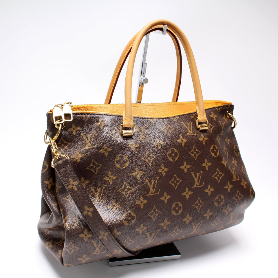 Pallas Tote Monogram Canvas Side
